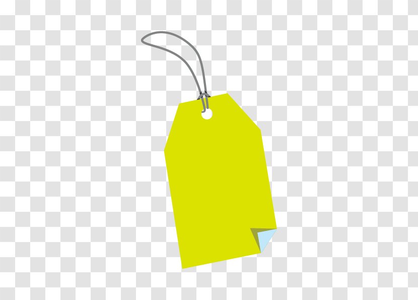 Line Font - Yellow - Tag Price Transparent PNG
