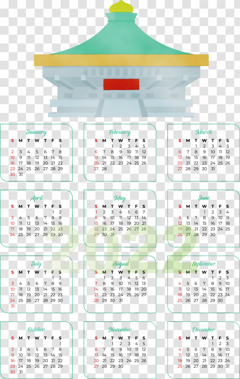 Calendar System Week 2022 Month Monday Transparent PNG