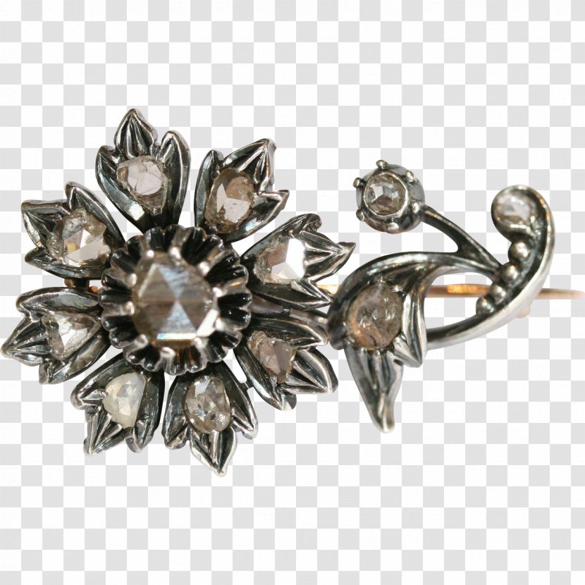 Brooch Jewellery Antique Diamond Carat - Pin Transparent PNG