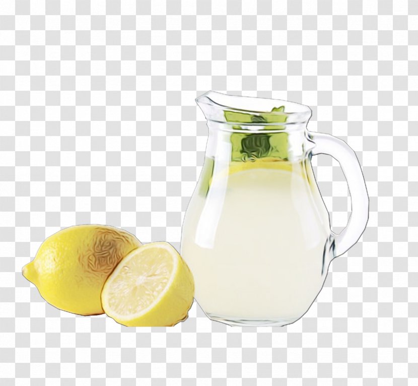 Lemon Lime Food Drink Citrus - Paint - Limonana Jug Transparent PNG