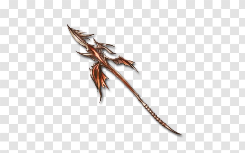 Granblue Fantasy Rage Of Bahamut Spear Weapon Transparent PNG