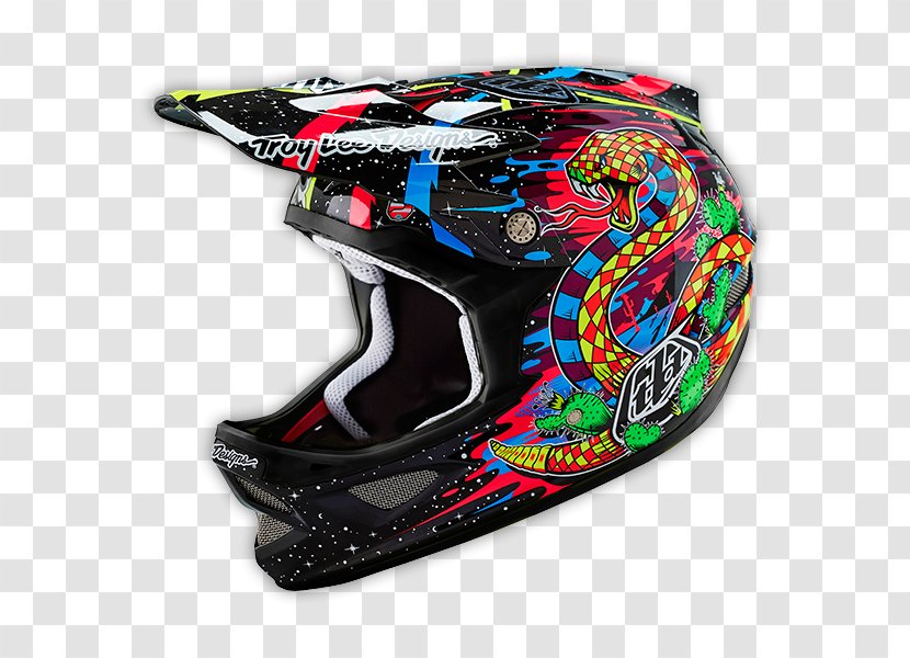 Troy Lee Designs Helmet Bicycle Mountain Bike Integraalhelm Transparent PNG