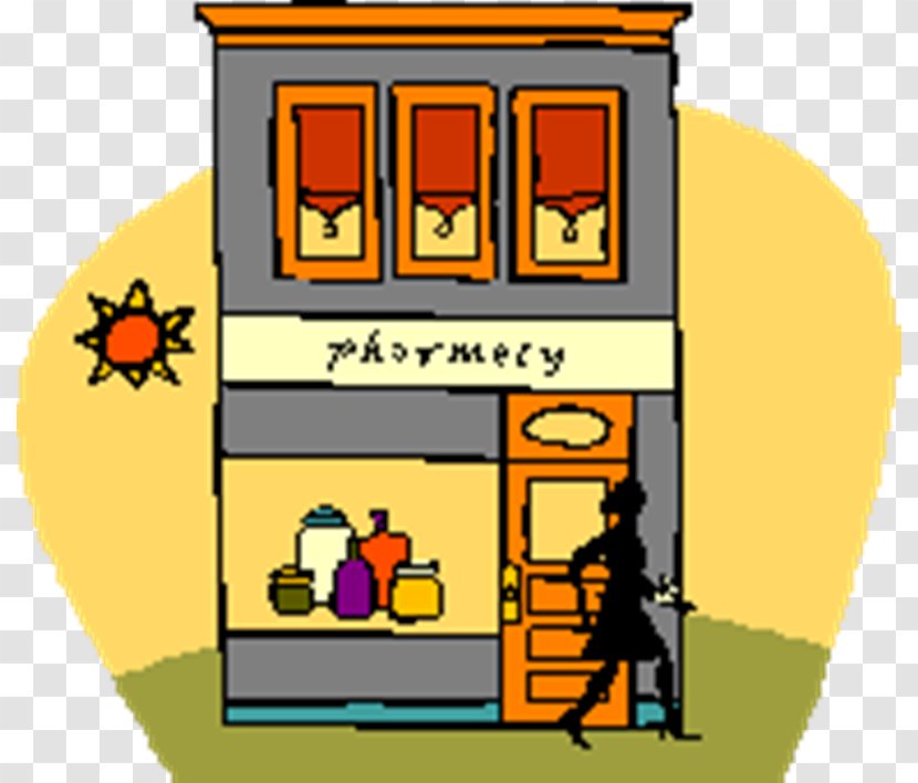 Pharmacy Pharmacist Marketing Clip Art - Company - Drugstore Building Cliparts Transparent PNG