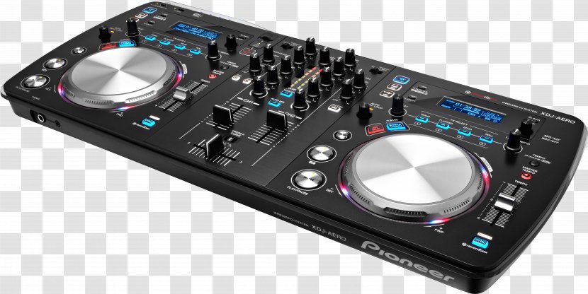 Pioneer XDJ-AERO - Silhouette - Digital Mixer With DSP FX2-channel DJ Controller Disc Jockey Audio MixersOthers Transparent PNG