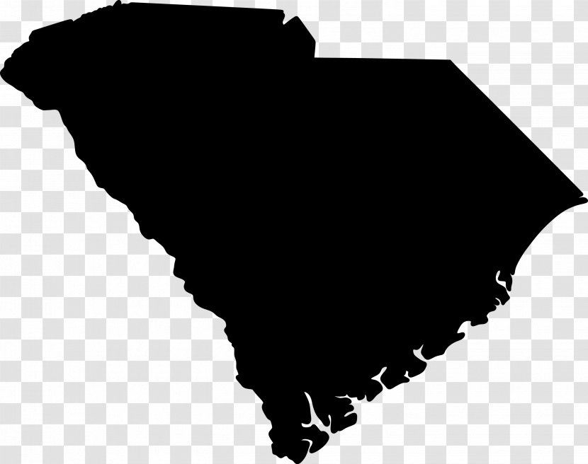 Flag Of South Carolina Topographic Map Clip Art - Physische Karte - S-shaped Transparent PNG