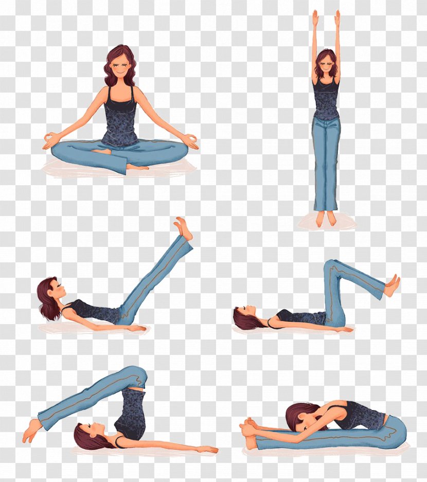 Yoga Icon - Silhouette Transparent PNG