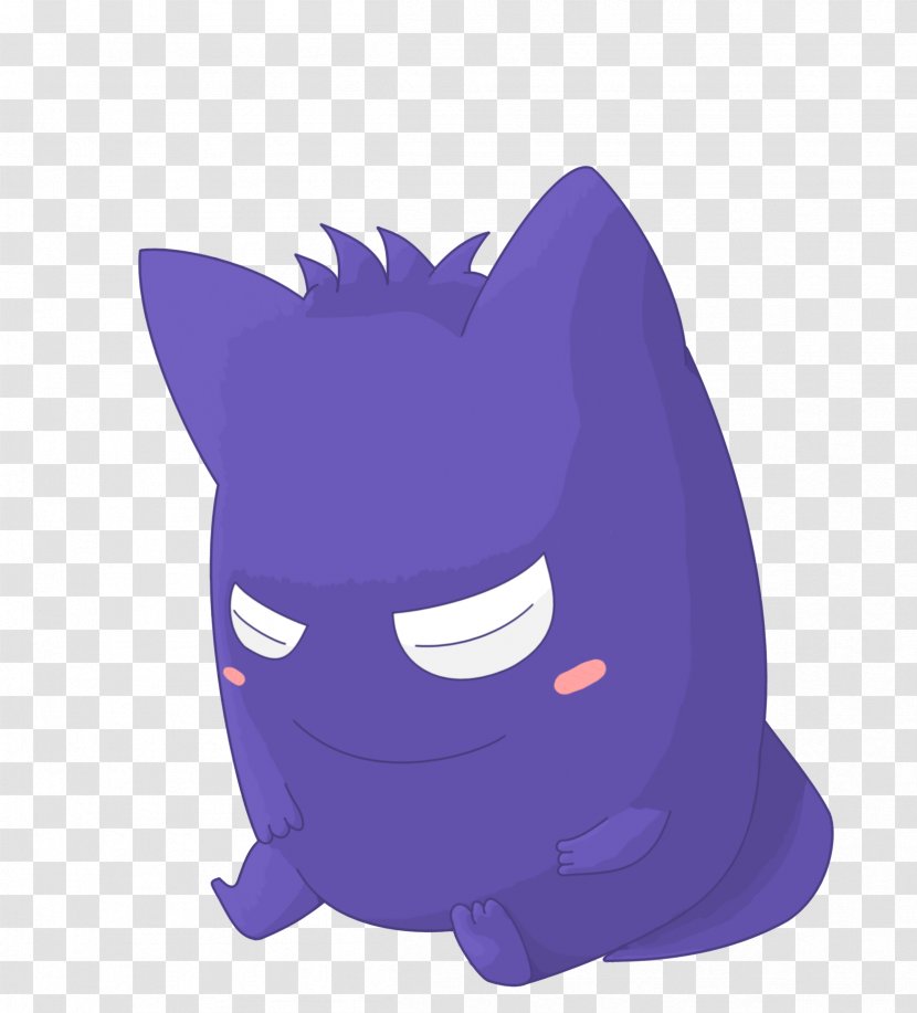 Cat Con-Hon Gengar Pokémon Character - Cartoon Transparent PNG