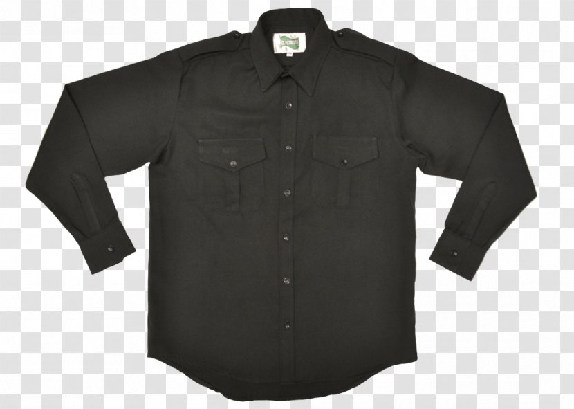 T-shirt Clothing Sleeve Jacket - Black Transparent PNG