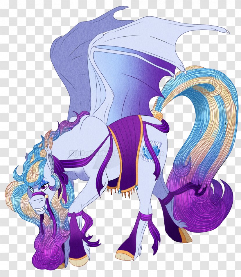 Horse Animal Cartoon Legendary Creature - Purple Transparent PNG