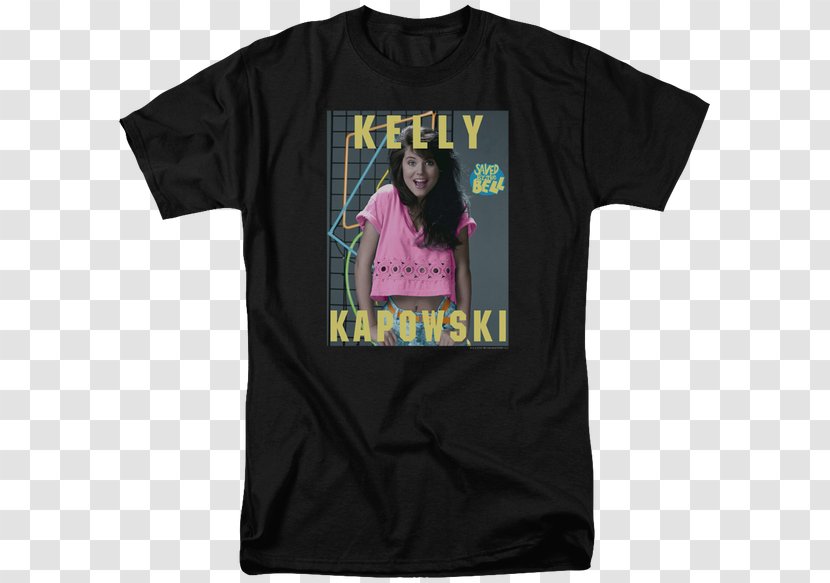 T-shirt Kelly Kapowski Neckline Sleeve - Tanktop Transparent PNG