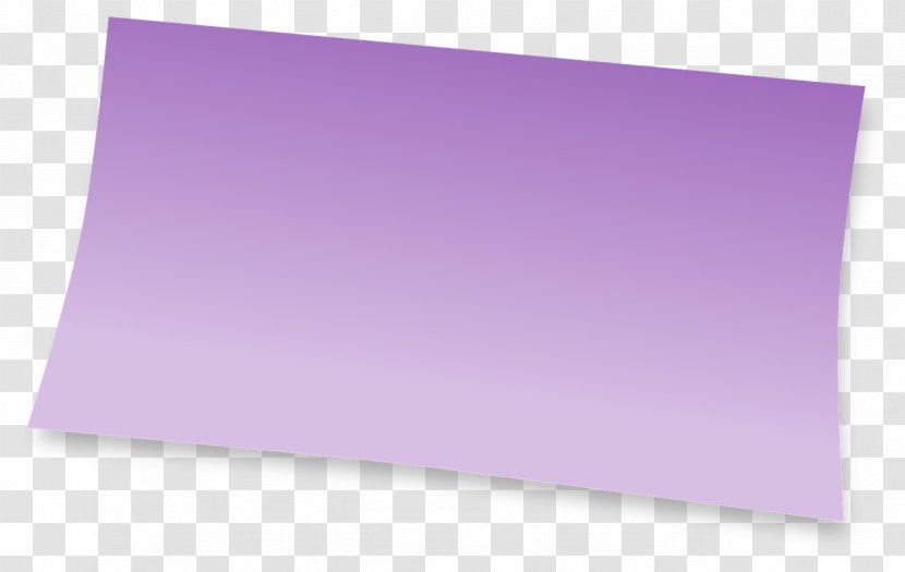 Post-it Note Paper Purple - Image File Formats Transparent PNG