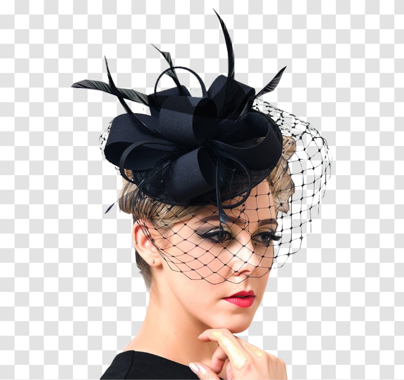 Headpiece Cocktail Hat Fascinator Veil Transparent PNG