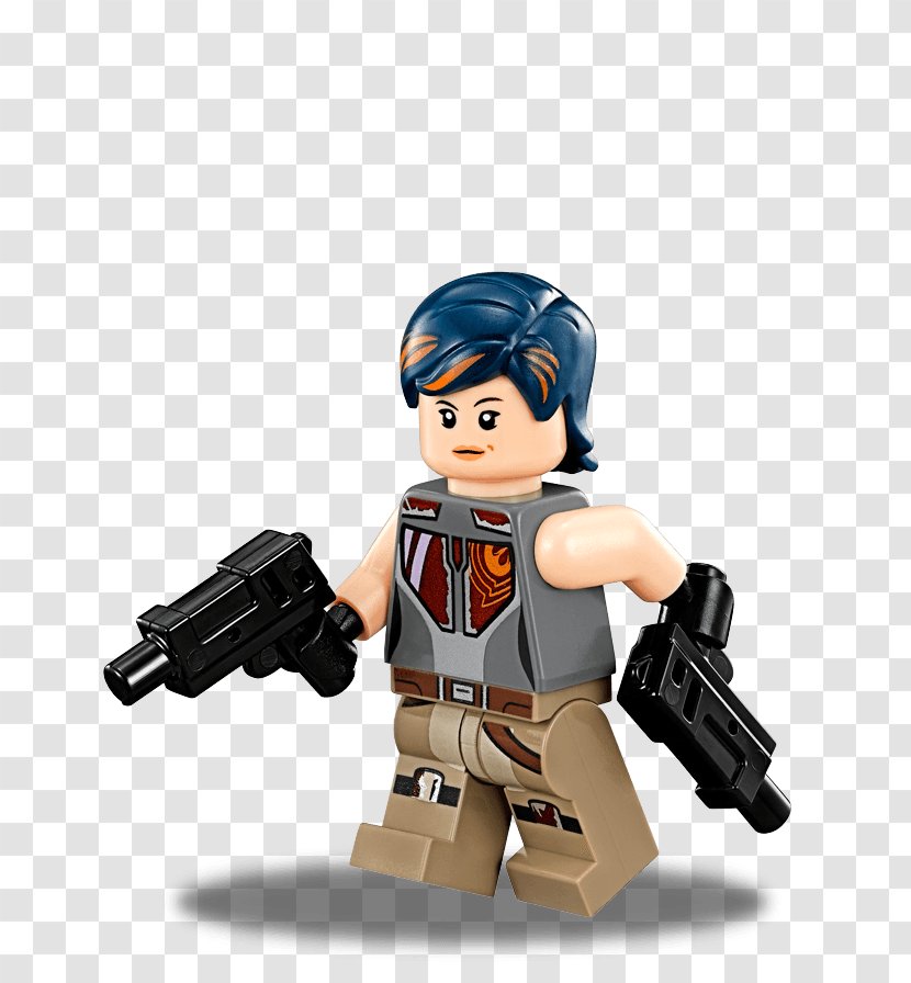 Sabine Wren Ezra Bridger Lego Minifigure Speeder Bike Star Wars Transparent PNG