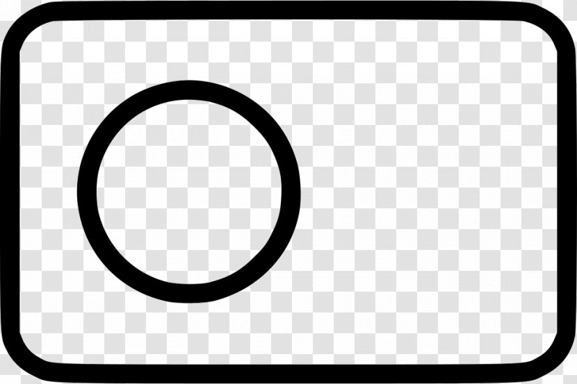 Black Circle - M - Symbol Line Art Transparent PNG