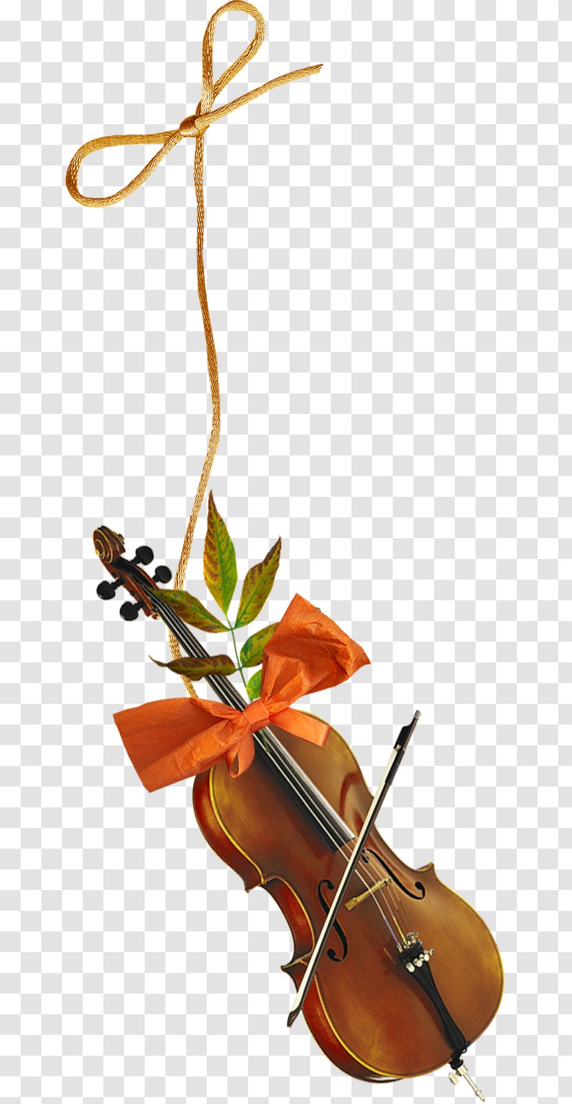 Violone Violin Cello Viola Musical Instruments - Silhouette Transparent PNG