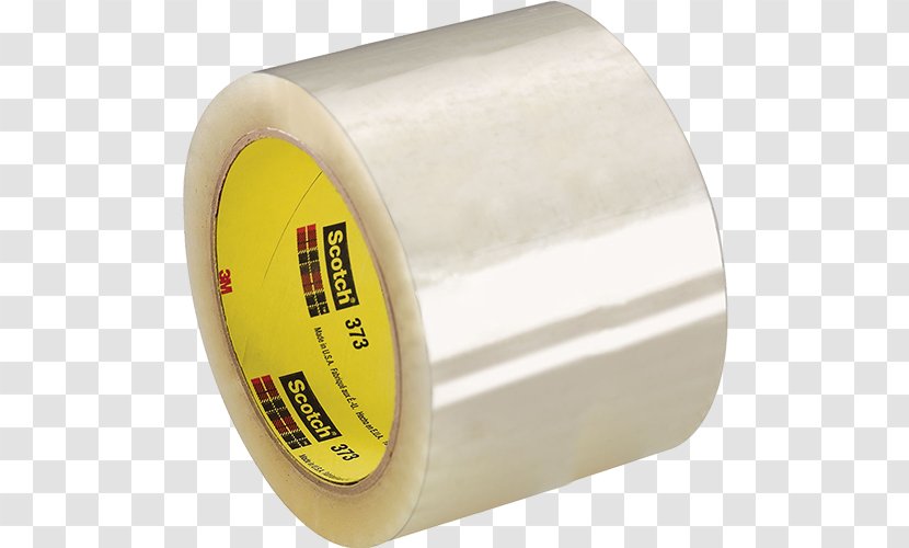 Adhesive Tape Scotch Box-sealing Dispenser - Boxsealing - Yellow Transparent PNG