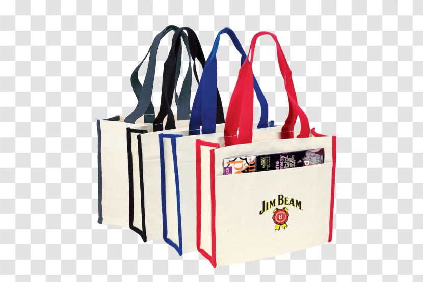 Tote Bag Handbag Canvas Shopping Bags & Trolleys - Zipper Transparent PNG