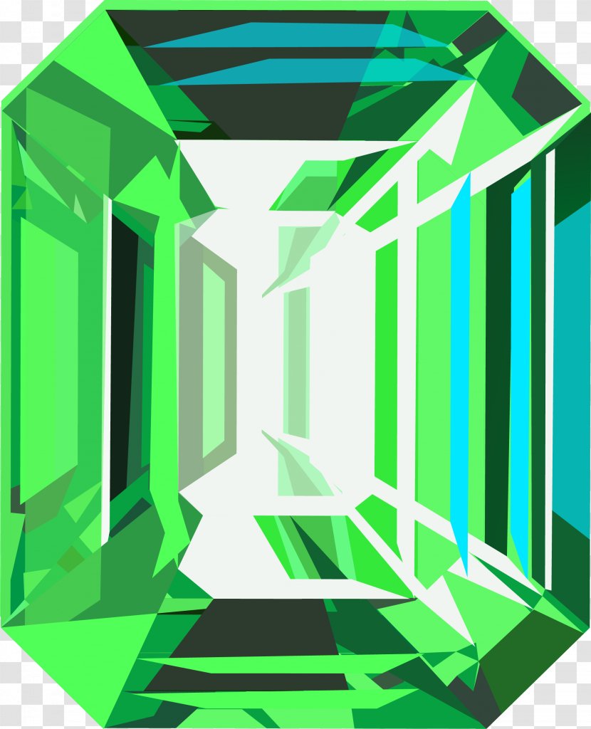 Diamond Green Emerald Gemstone - Dresden - Colorful Crystal Transparent PNG