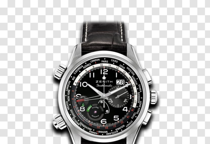Zenith Chronometer Watch Chronograph Clock - Accessory Transparent PNG