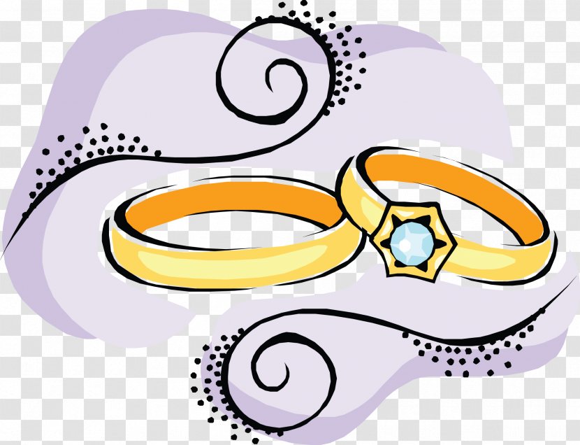 Wedding Ring Diamond Clip Art - Artwork Transparent PNG