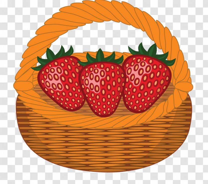 Strawberry Fruit Basket Food Government - Governmentorganized Nongovernmental Organization Transparent PNG