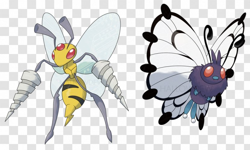 Pokémon Omega Ruby And Alpha Sapphire Beedrill Butterfree Ash Ketchum - Membrane Winged Insect - Honey Bee Transparent PNG