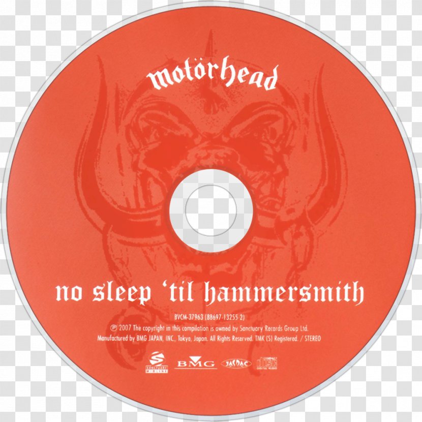 Compact Disc No Remorse Motörhead Sleep 'til Hammersmith Motörizer - Heart Transparent PNG
