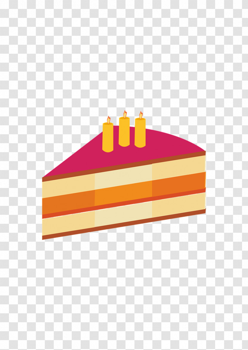 Yellow Logo Rectangle Cake Flag Transparent PNG