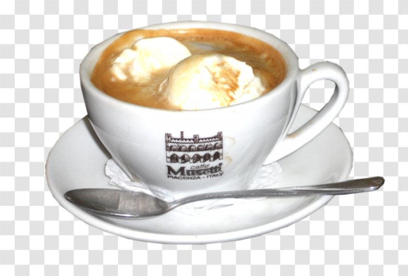 Ice Cream Latte Espresso Coffee Glacé - Affogato Transparent PNG