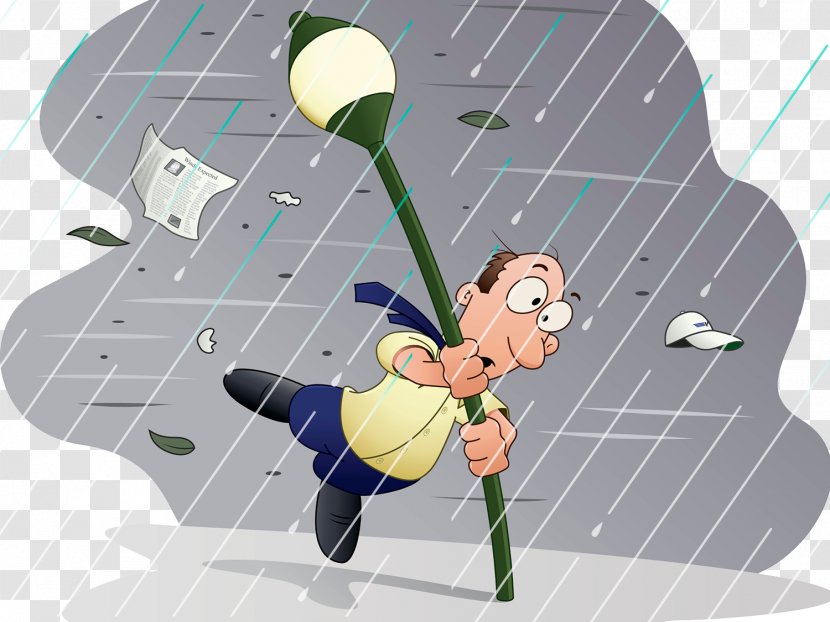 Drawing Getty Images Cartoon Illustration - Wind - Storms Transparent PNG
