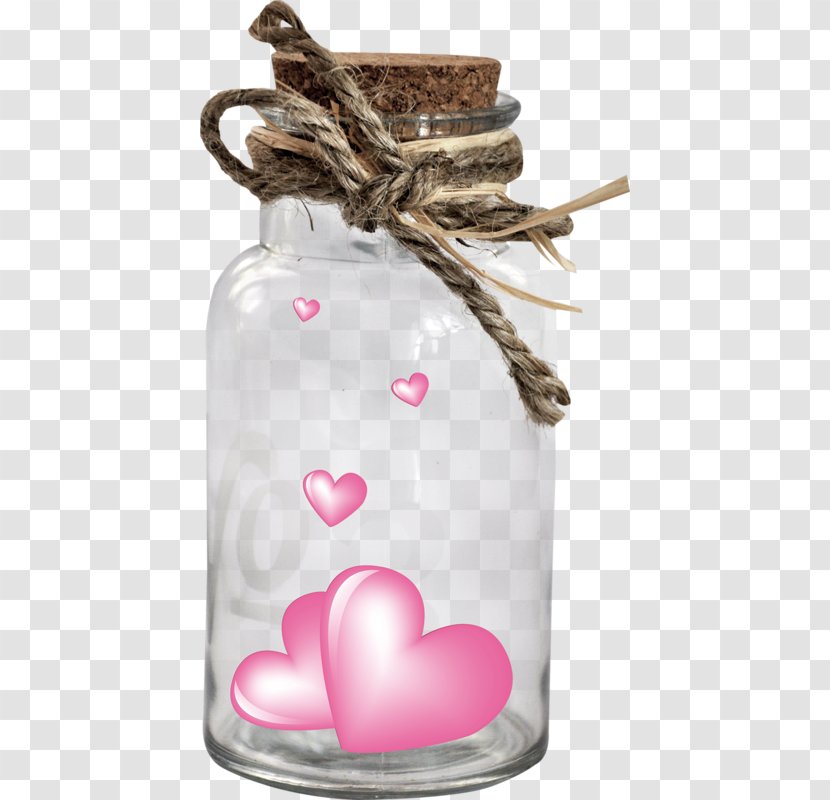 Paper Heart Valentines Day Photography - Craft - Bottle Transparent PNG