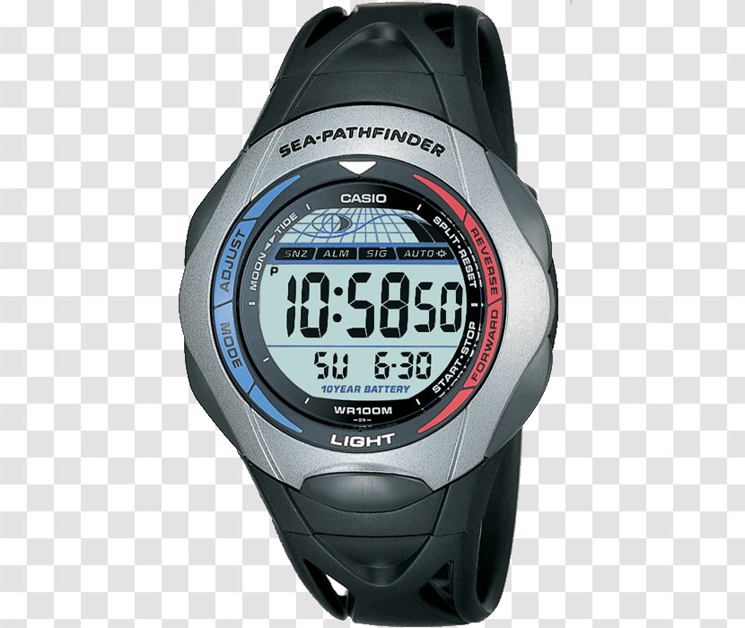 Watch Strap Casio SPS-300C-1VER Pro Trek - Product Manuals - 5 Minute Countdown Clock Live Transparent PNG