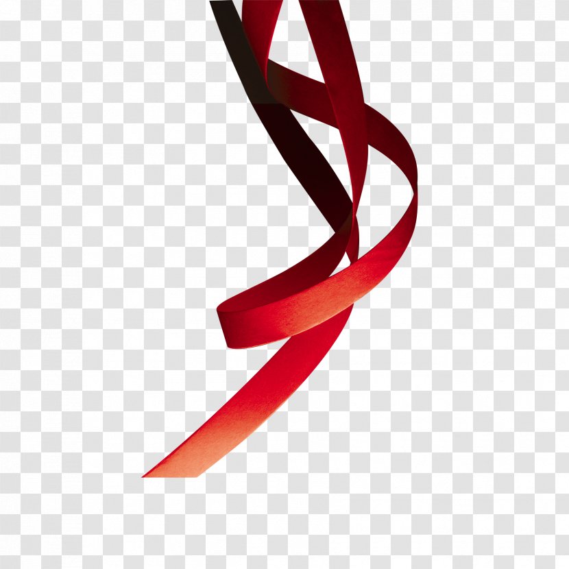 Red Poster - Ribbon Transparent PNG