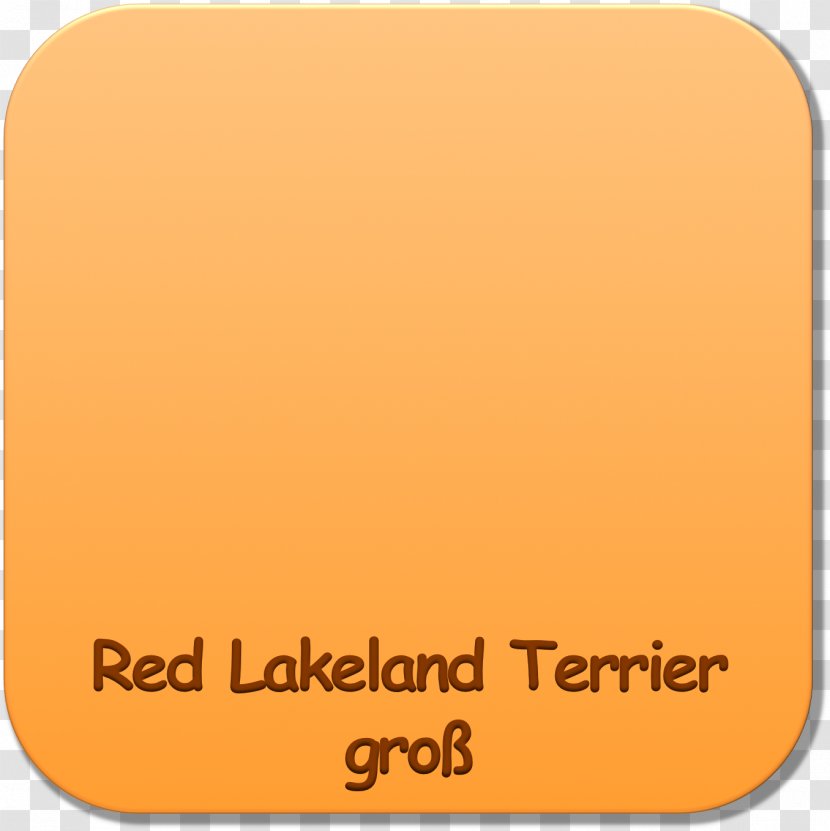 Bedlington Terrier Irish Line - Orange Transparent PNG