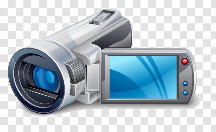 Video Camera Icon - Cameras Optics - Hand-painted DVD Transparent PNG