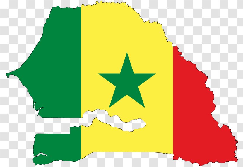 Flag Of Senegal The United States Map - Green - Lindsay Lohan Transparent PNG