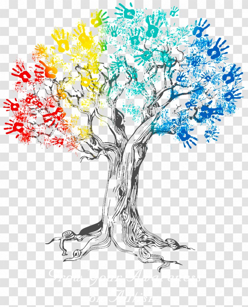 The Perfect Cut World Autism Awareness Day Twig Image - Branch - Asd Transparent PNG