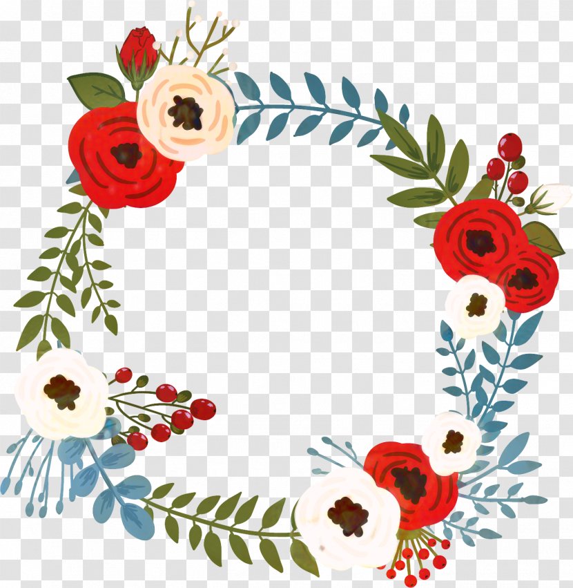 Floral Design Cut Flowers Flower Bouquet Wreath - Holly - Frame Transparent PNG