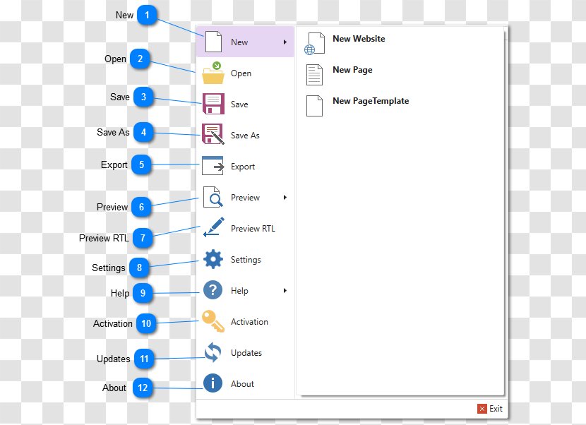 Screenshot Web Page Computer Program Angle - Material - Menu Template Transparent PNG