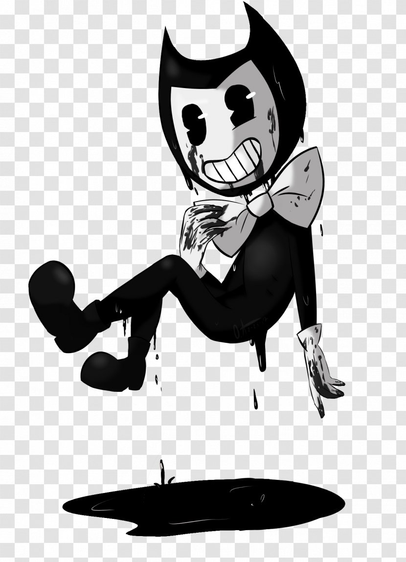 Bendy And The Ink Machine Digital Art Fan - How To Draw Bendy's Face Transparent PNG