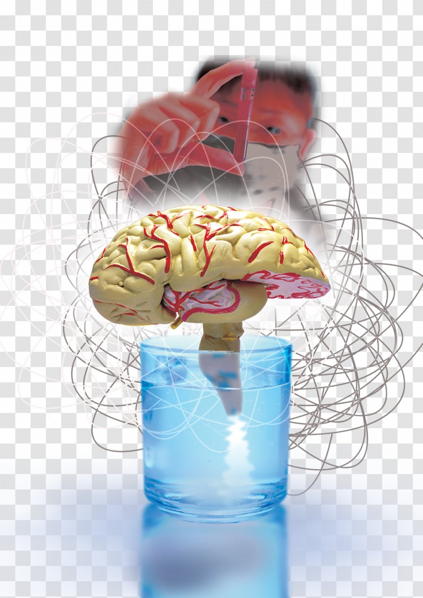 Laboratory Chemistry Experiment Scientific Method - Watercolor - Brain Research Glass Transparent PNG