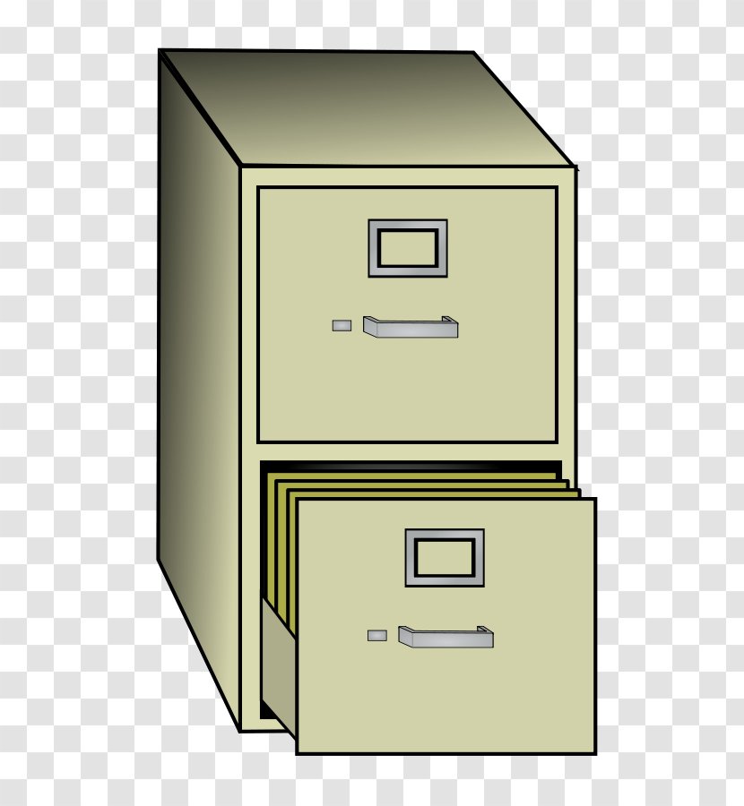 Filing Cabinet Cabinetry Drawer Clip Art - Office - Cabinets Cliparts Transparent PNG