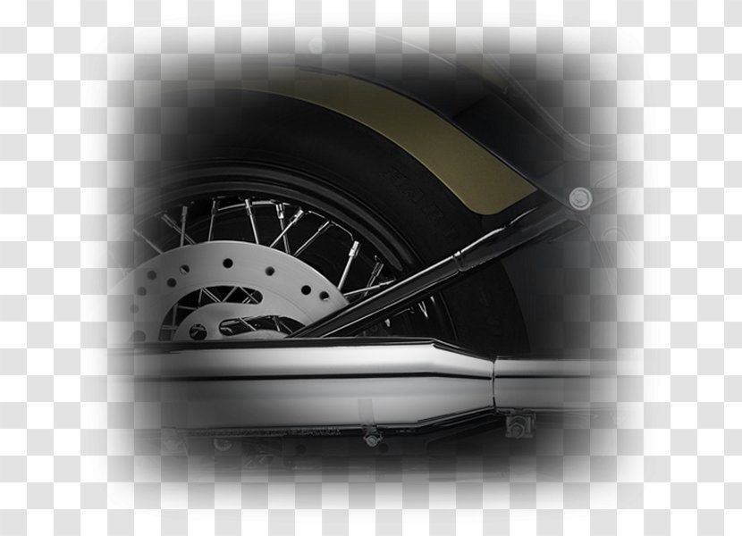 Harley-Davidson Softail Motorcycle Alloy Wheel - Bicycle Handlebars Transparent PNG