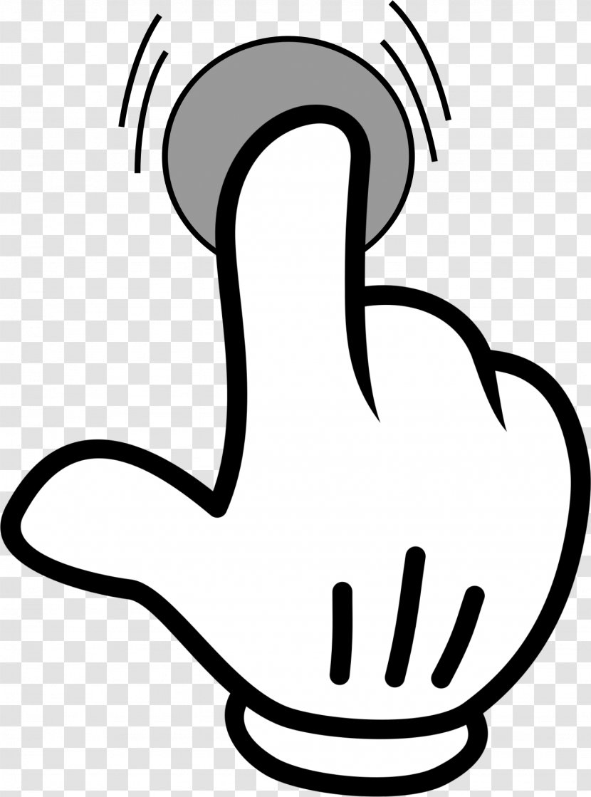 Index Finger Hand Pointing Clip Art - Gesture - Click Transparent PNG