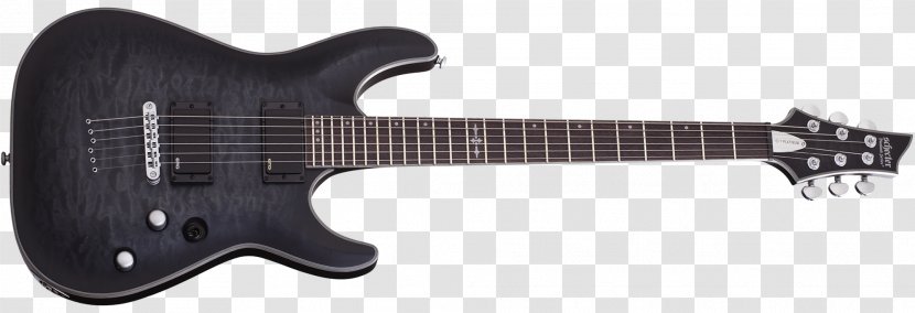 Schecter C-1 Hellraiser FR Guitar Research String Instruments - Electronic Musical Instrument Transparent PNG