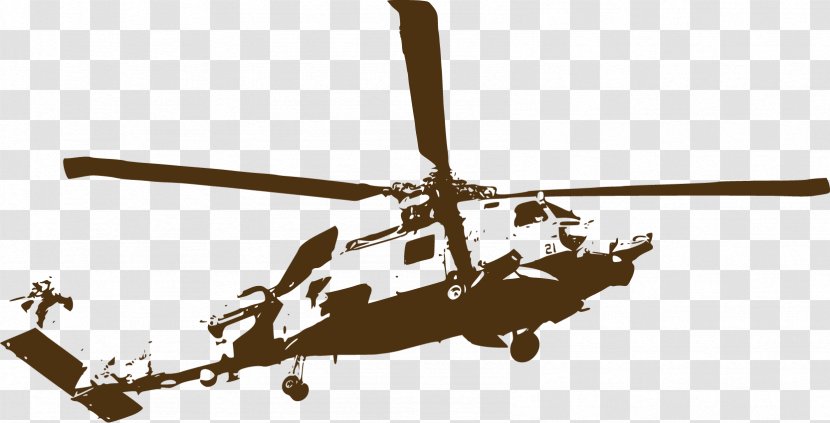 Helicopter Wall Decal Sticker Bell UH-1 Iroquois - Rotorcraft - Military Helicopters Transparent PNG