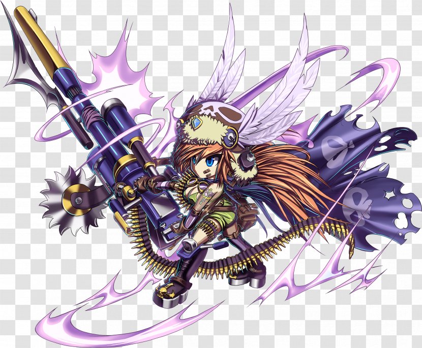 Brave Frontier Weapon Gun Character - Frame - Silhouette Transparent PNG