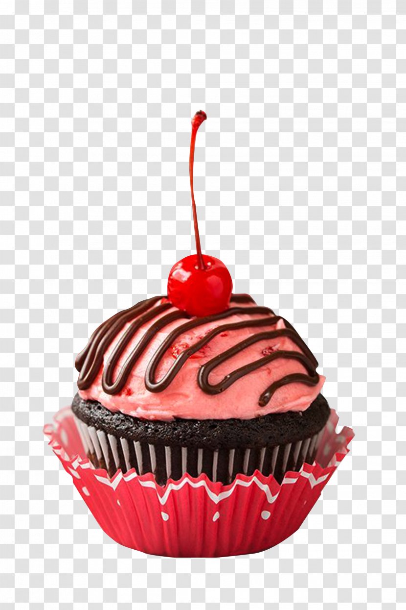 Cupcake Frosting & Icing Chocolate Cake Red Velvet Cream - Little Ice Transparent PNG