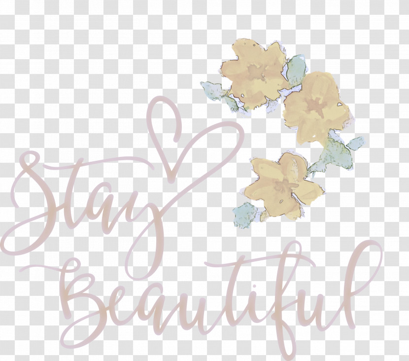 Stay Beautiful Fashion Transparent PNG