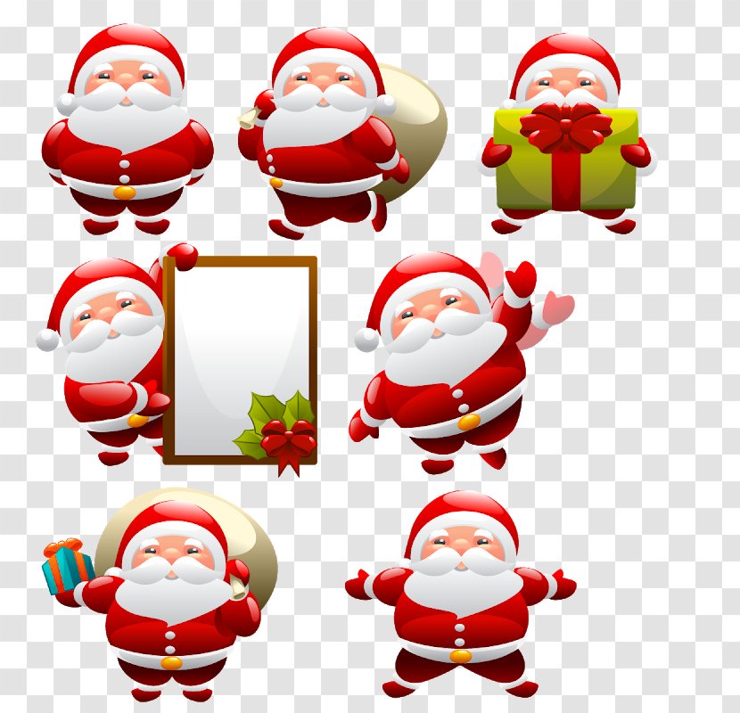 Santa Claus Christmas Ornament Day Image Vector Graphics - M Word Transparent PNG